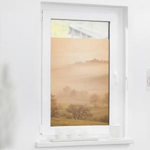 LICHTBLICK Fensterfolie Natur orange B/L: ca. 100x100 cm