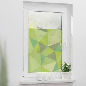 LICHTBLICK Fensterfolie Ornament grün B/L: ca. 100x180 cm