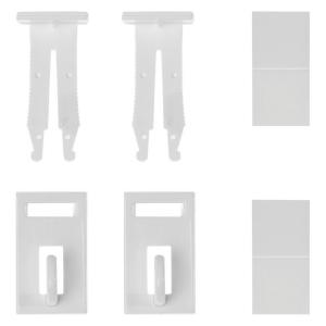 LICHTBLICK Fensterhaken für Dekoration weiß 2 Packstücke