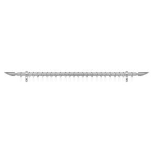 LICHTBLICK Gardinenstange Lipstick Chrom Metall D: ca. 2 cm…
