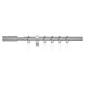 LICHTBLICK Gardinenstange Zylinder Chrom Metall D: ca. 2 cm…