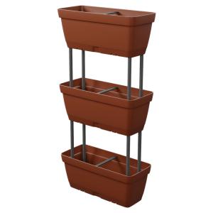 Lolego Veg Pflanzständer braun Polypropylen B/H/L: ca. 17x3…