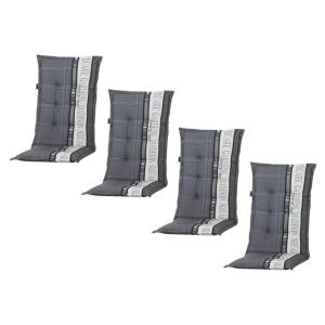 Madison Auflage Garden grau Polyester B/H/L: ca. 123x8x50 cm