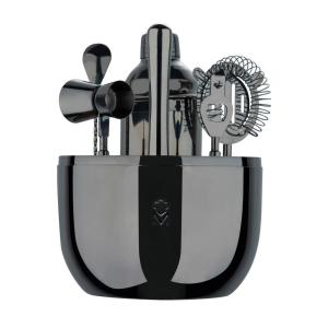 MASTERPRO Cocktail-Set THE DROP schwarz Edelstahl