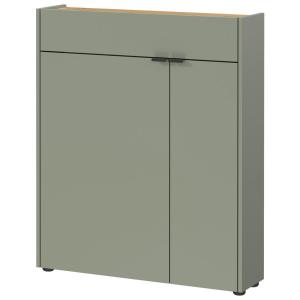 Mehrzweckschrank 1319-629 grün Eiche Navarra Nachbildung B/…