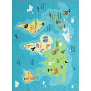 Merinos Teppich Happy Kids blau B/L: ca. 120x160 cm