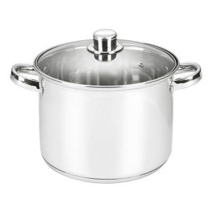 MICHELINO Großraumtopf silber Edelstahl D: ca. 24 cm