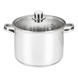 MICHELINO Großraumtopf silber Edelstahl D: ca. 26 cm