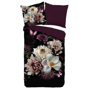 Microfaser Bettwäsche Marleen bordeauxrot Polyester B/L: ca…