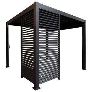 Mirador Lamellen-Seitenteil für Pergola Deluxe anthrazit Al…
