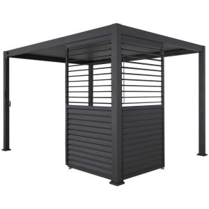 Mirador Lamellenwand für Pergola Deluxe Plus anthrazit Alum…