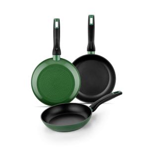 Monix Pfannenset FOREST schwarz Aluminium 3 tlg.