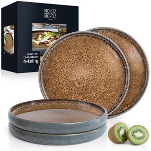 Moritz & Moritz Essteller flach beige Steinzeug D: ca. 27,5…