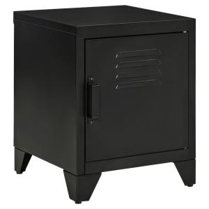 Nachtkonsole 831-429BK schwarz B/H/T: ca. 40x50x40 cm