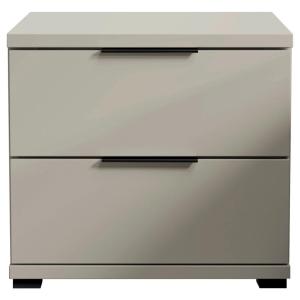 Nachtkonsole Salermo Kaschmirgrau B/H/T: ca. 46x43x42 cm