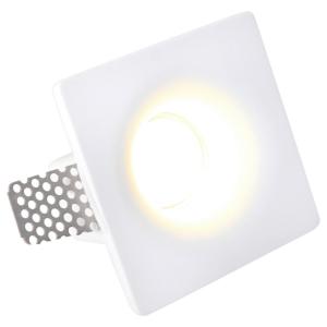 Näve Leuchten LED-Einbauspot weiß Gips B/H/T: ca. 12x4,5x12…