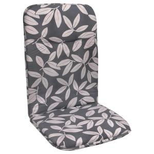 Neutral Auflage Floral grau Polyester B/H/L: ca. 50x5x116 cm