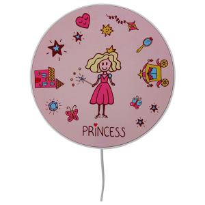 Niermann Kinderwandleuchte Princess 40680 rosa Kunststoff D…