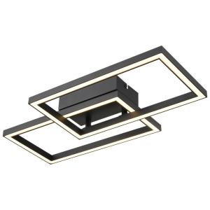 Nolo Deckenleuchte schwarz Kunststoff B/H/L: ca. 28x6x50 cm