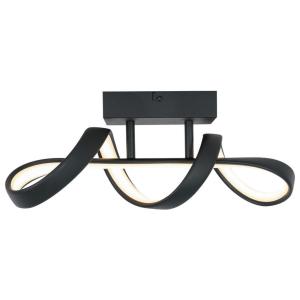 Nolo LED Deckenleuchte schwarz Kunststoff Metall B/H/L: ca.…