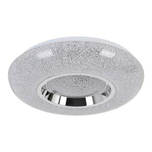 Nolo LED Deckenleuchte weiß Chrom Kunststoff Metall B/H/L:…