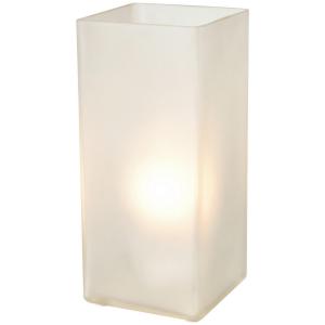 Nolo Tischleuchte weiß Glas B/H/L: ca. 10x22x10 cm E14 1 Br…