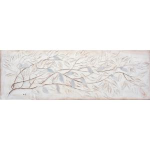 Ölgemälde Zweige B/L: ca. 120x40 cm