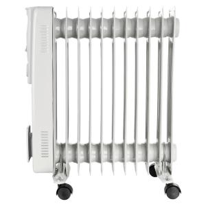 Ölradiator weiß Kunststoff Metall B/H/L: ca. 24x54,5x45 cm…