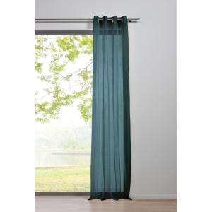 Ösenvorhang PURE blau B/L: ca. 135x245 cm
