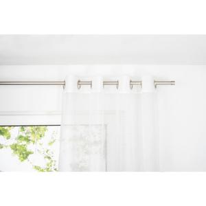 Ösenvorhang SOFT taupe B/L: ca. 135x300 cm