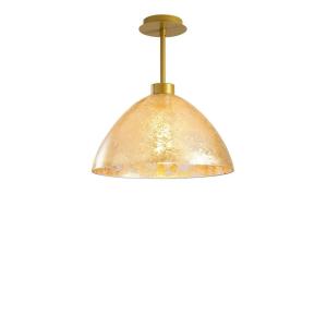 Opviq Deckenleuchte Bergama gold Metall Glas B/H/T/L/D: ca.…
