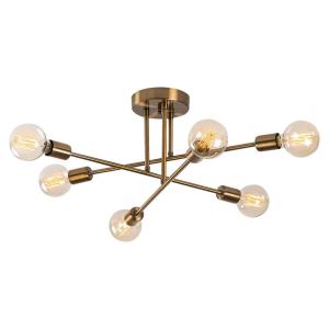 Opviq Deckenleuchte Flower bronze Metall B/H/T/L/D: ca. 64x…