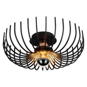 Opviq Deckenleuchte schwarz Metall B/H/T/L/D: ca. 36x12x36x…