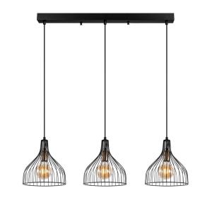 Opviq Pendelleuchte Cafu bronze schwarz Metall B/H/T/L/D: c…