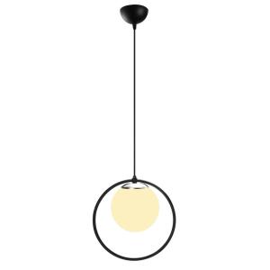 Opviq Pendelleuchte Dolunay schwarz weiß Metall Glas B/H/T/…