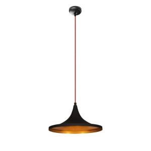 Opviq Pendelleuchte Elmas schwarz rot Metall B/H/T/L/D: ca.…