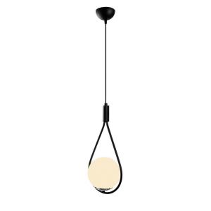 Opviq Pendelleuchte Mudoni schwarz Eisen Glas B/H/T/L/D: ca…