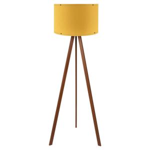 Opviq Stehleuchte braun gelb PVC B/H/T/L/D: ca. 38x140x38x3…