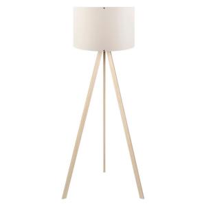 Opviq Stehleuchte creme Eiche PVC B/H/T/L/D: ca. 38x140x38x…