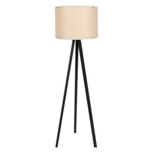 Opviq Stehleuchte creme schwarz MDF Polypropylen B/H/T/L/D:…