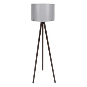 Opviq Stehleuchte nussbaum grau MDF Polypropylen B/H/T/L/D:…