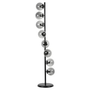 Opviq Stehleuchte weiß Metall Glas B/H/L: ca. 30x155x30 cm…