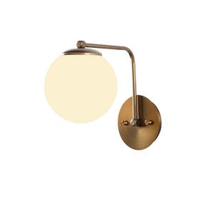 Opviq Wandleuchte Daisy gold Metall Glas B/H/T/L: ca. 26x22…