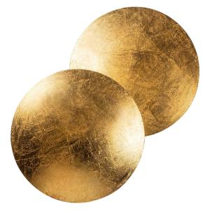 Opviq Wandleuchte gold Metall B/H/T/L: ca. 16x25x16x25 cm