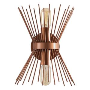 Opviq Wandleuchte Kupfer B/H/T/L: ca. 16x33x16x23 cm E27 2…