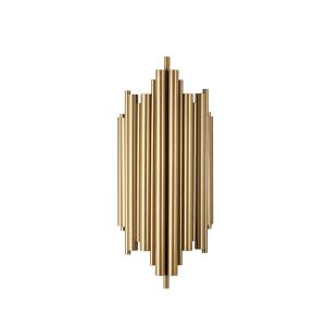 Opviq Wandleuchte Reis gold Metall B/H/T/L: ca. 22x50x22x11…