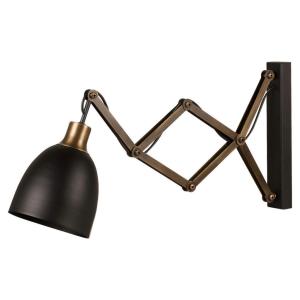 Opviq Wandleuchte schwarz B/H/T/L: ca. 62x30x62x15 cm E27 1…