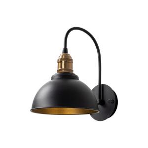 Opviq Wandleuchte Varzan schwarz bronze Metall B/H/T/L/D: c…