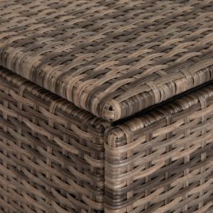 Outsunny Auflagenbox sand Polyrattan B/H/L: ca. 75x70x75 cm