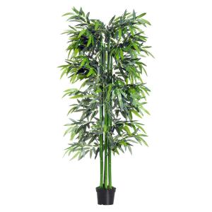 Outsunny Kunstpflanze grün Polypropylen B/H/L: ca. 20x20x18…